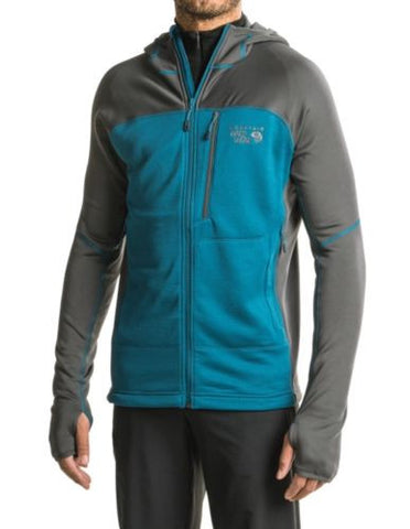 Mountain Hardwear Desna Grid Hooded Jacket Polartec Power Dry size X-Large