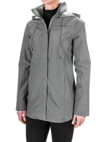 NWT Women's Mondetta Rain Jacket Tempest Black Size Small