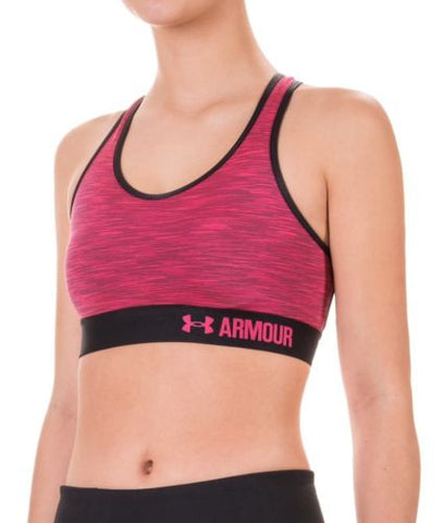 Under Armour Mid Space-Dyed Sports Bra - Medium Impact, Racerback Size Medium