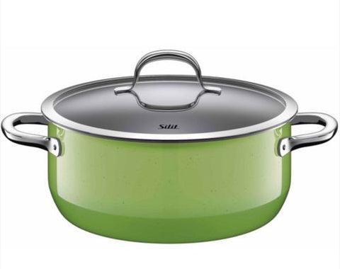 Silit Passion Low Casserole Pot with Lid - 4.6 qt.
