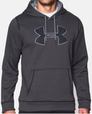 Under Armour Fleece Storm Big Logo Hoody 1259632-090-MDCarbon/Grey - Medium