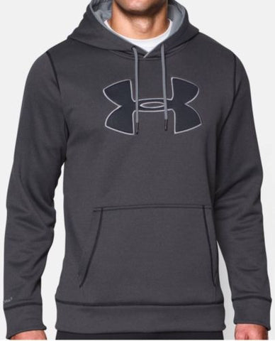 Under Armour Fleece Storm Big Logo Hoody 1259632-090-MDCarbon/Grey - Medium