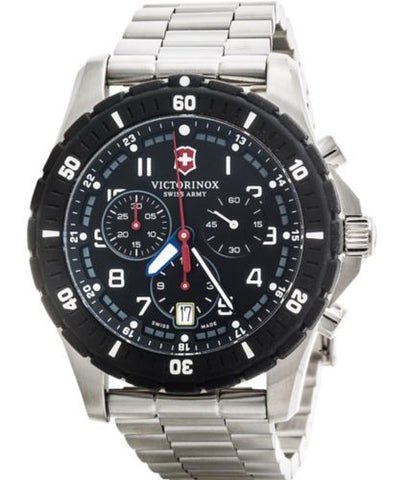 Victorinox Swiss Army Maverick Sport Chronograph Watch - Stainless Steel Band