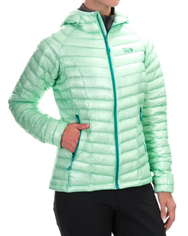 Mountain Hardwear Women's Ghost Whisperer Down Hooded Jacket 350$ Size Large